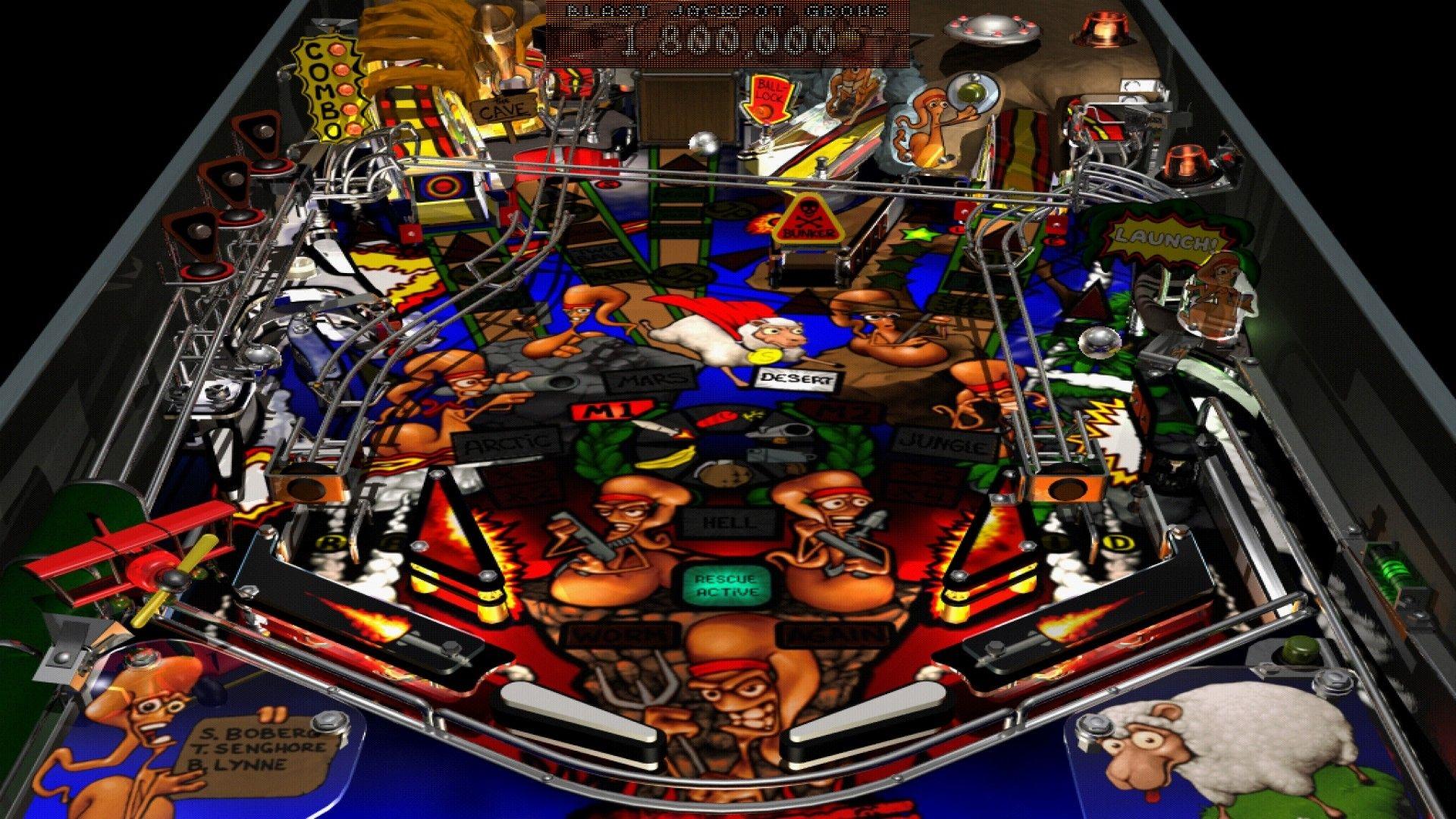 Worms Pinball screenshot 1