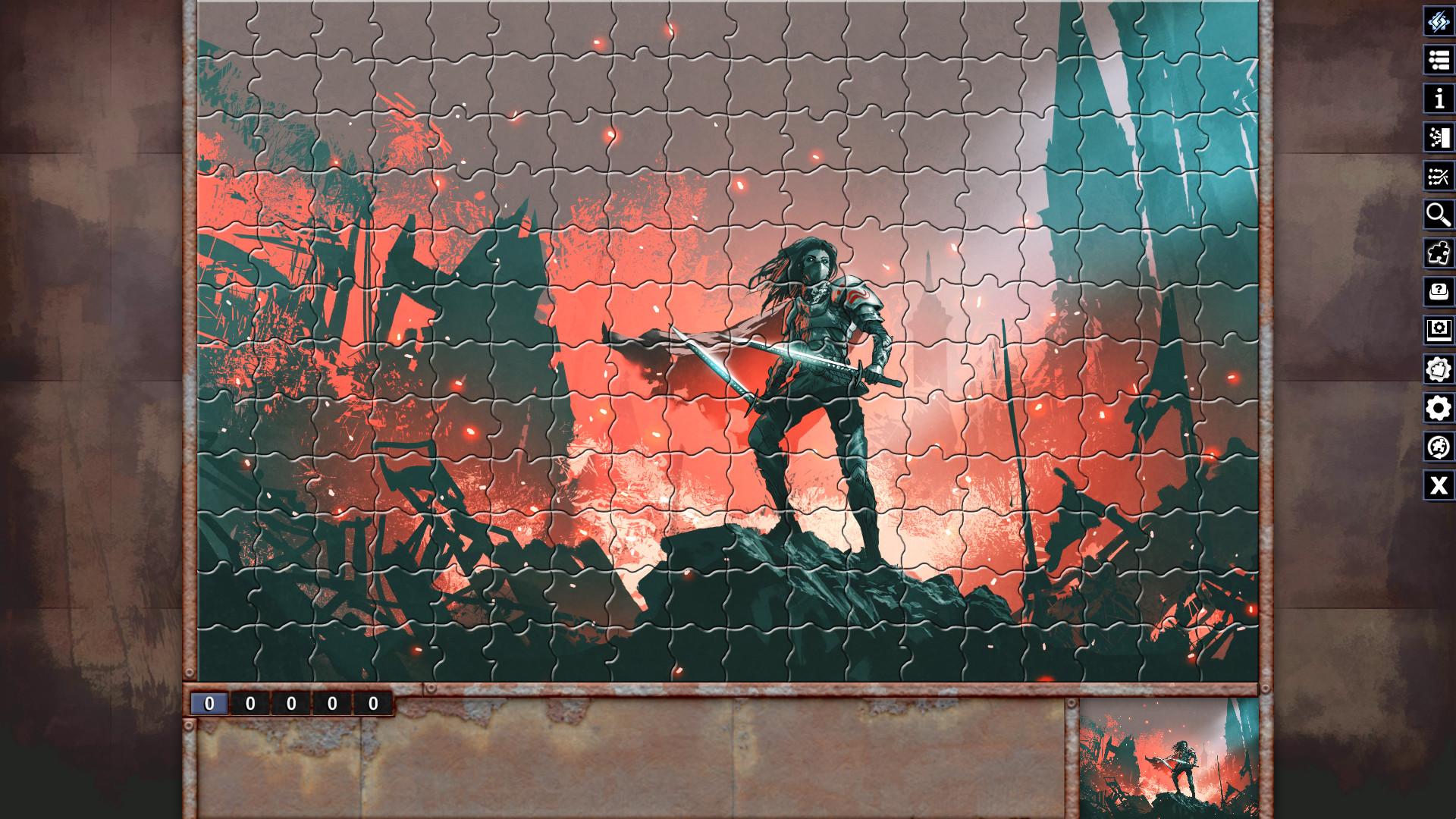 Pixel Puzzles Illustrations & Anime - Jigsaw Pack: Warriors screenshot 2