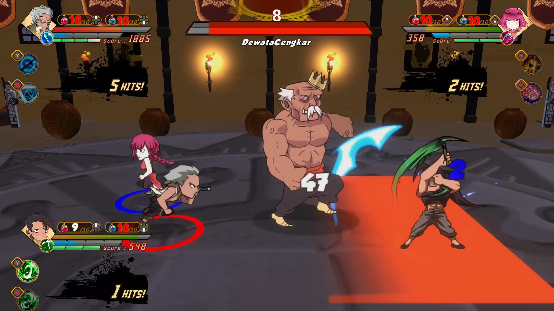 Unrivaled Heroes: 2.5D Brawler screenshot 0