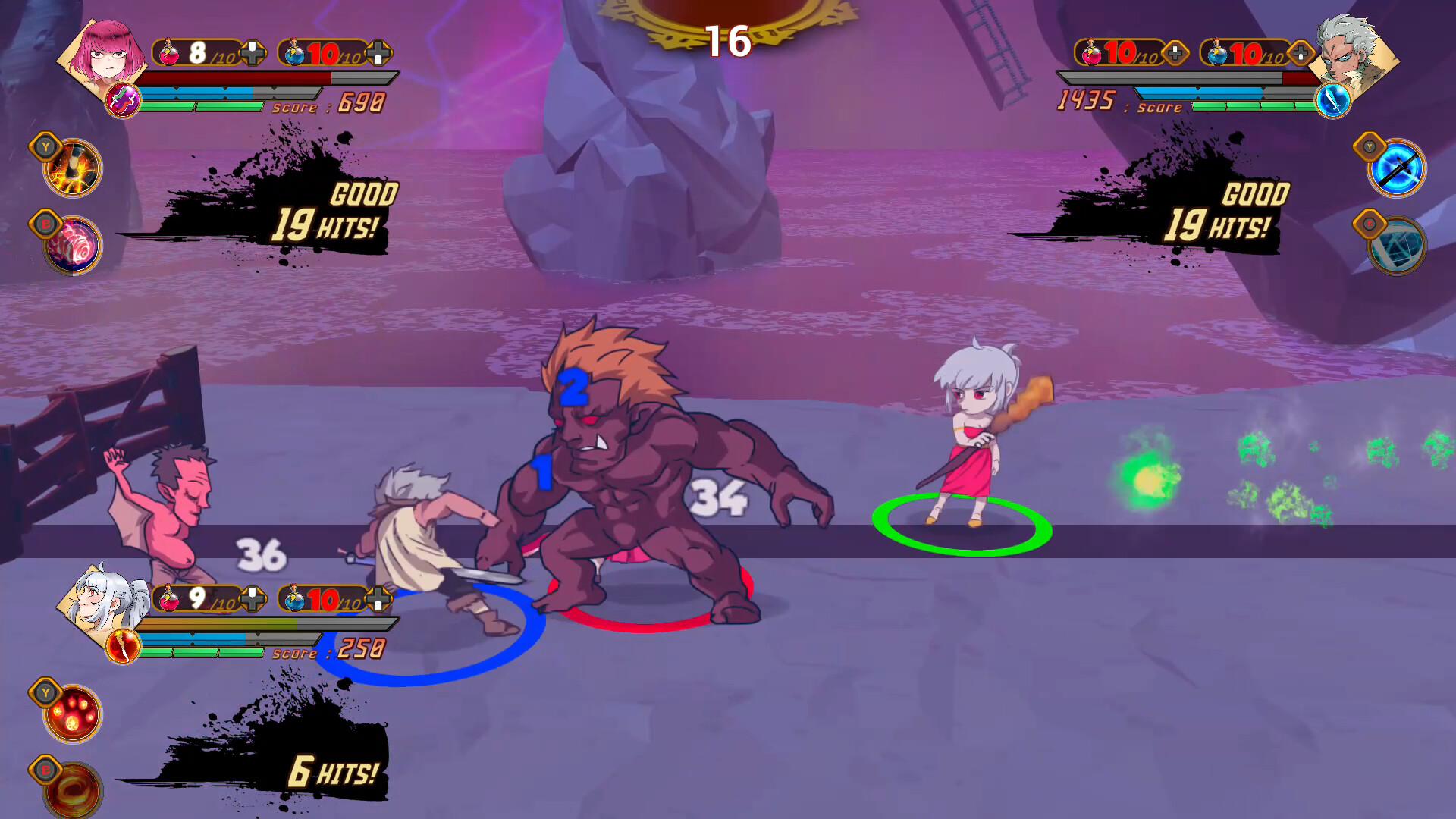 Unrivaled Heroes: 2.5D Brawler screenshot 2