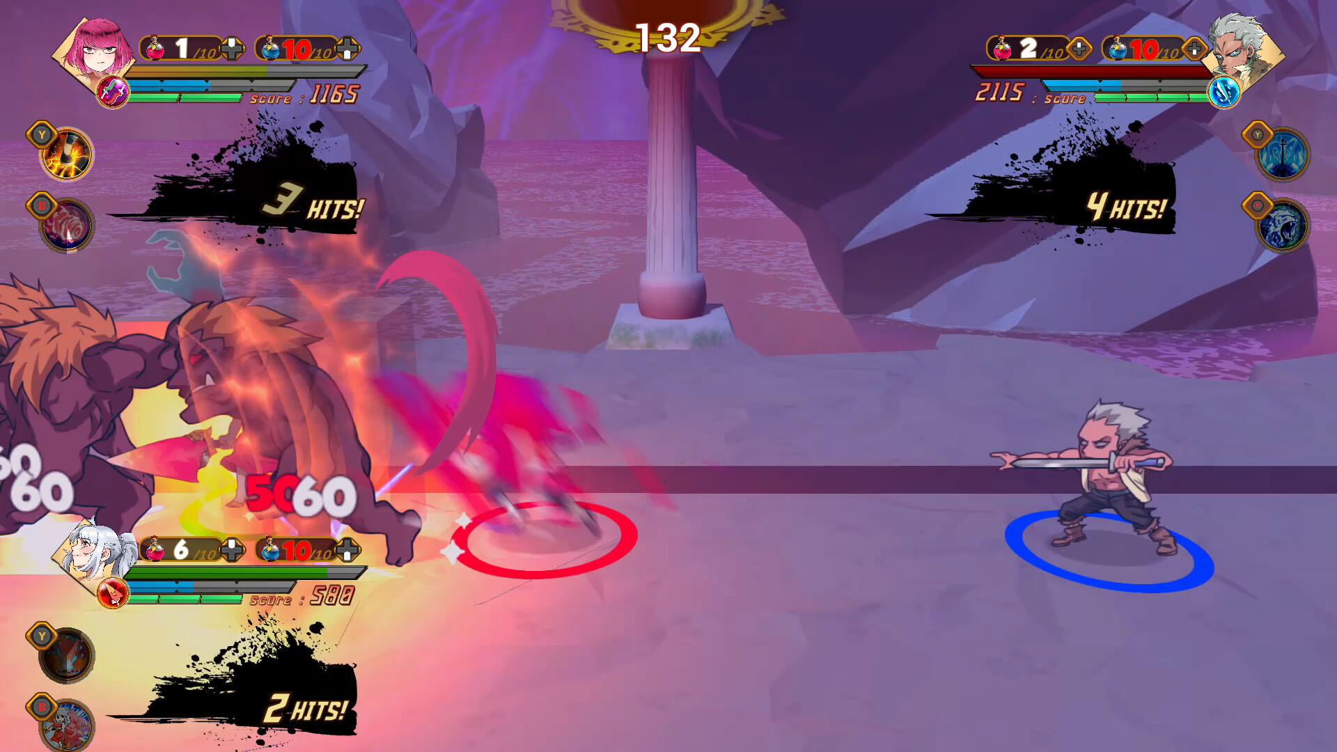 Unrivaled Heroes: 2.5D Brawler screenshot 4