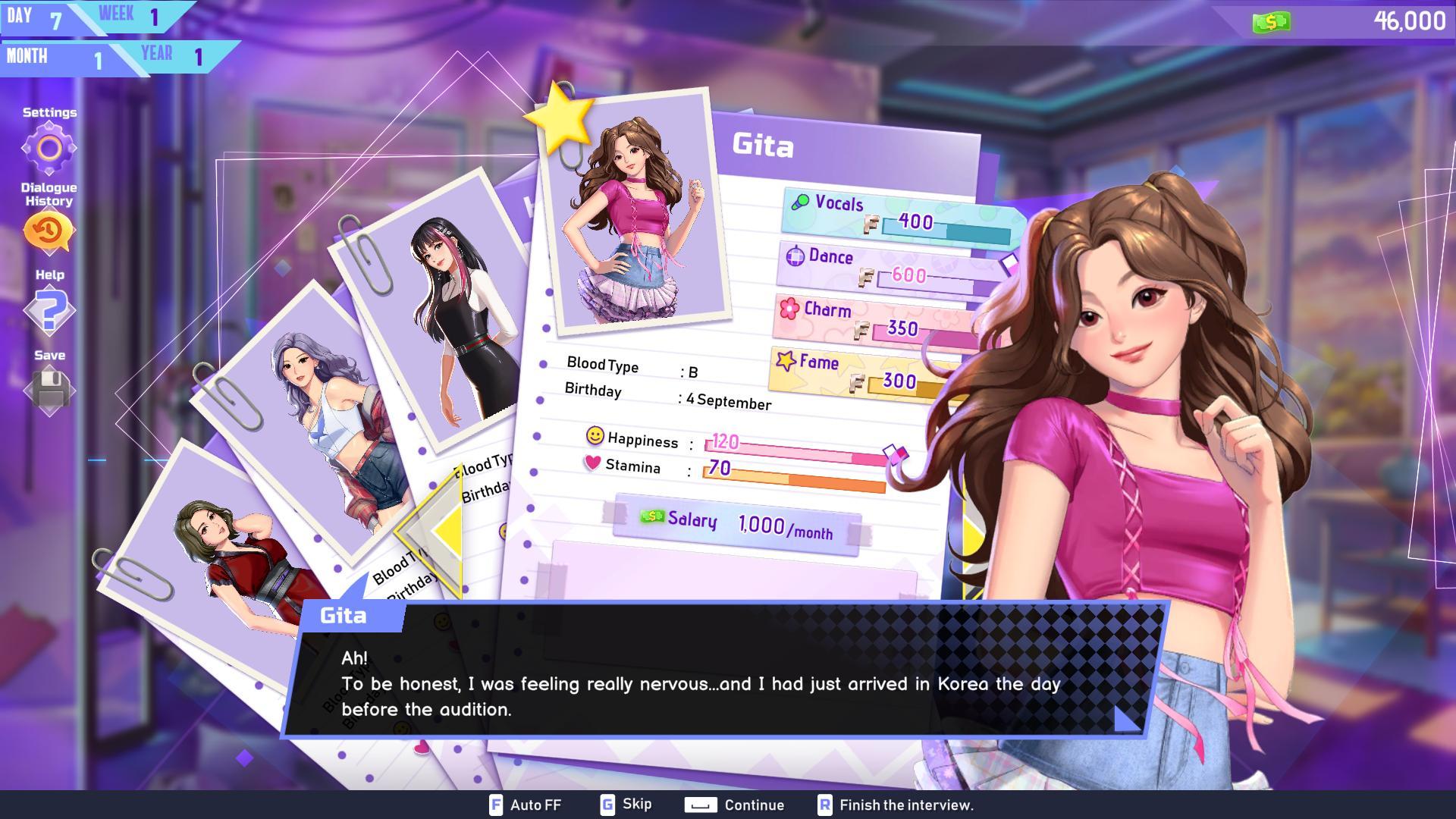 K-pop Idol Stories: Road to Debut screenshot 1