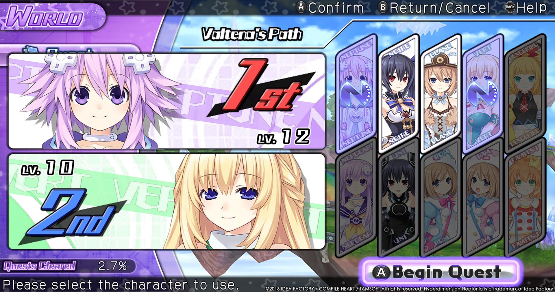Hyperdimension Neptunia U: Action Unleashed screenshot 5