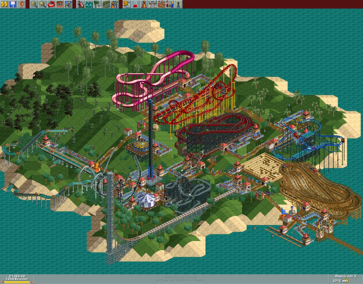 RollerCoaster Tycoon®: Deluxe screenshot 1