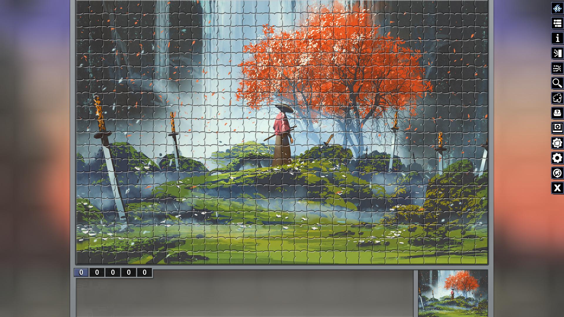 Pixel Puzzles Illustrations & Anime - Jigsaw Pack: Samurai image