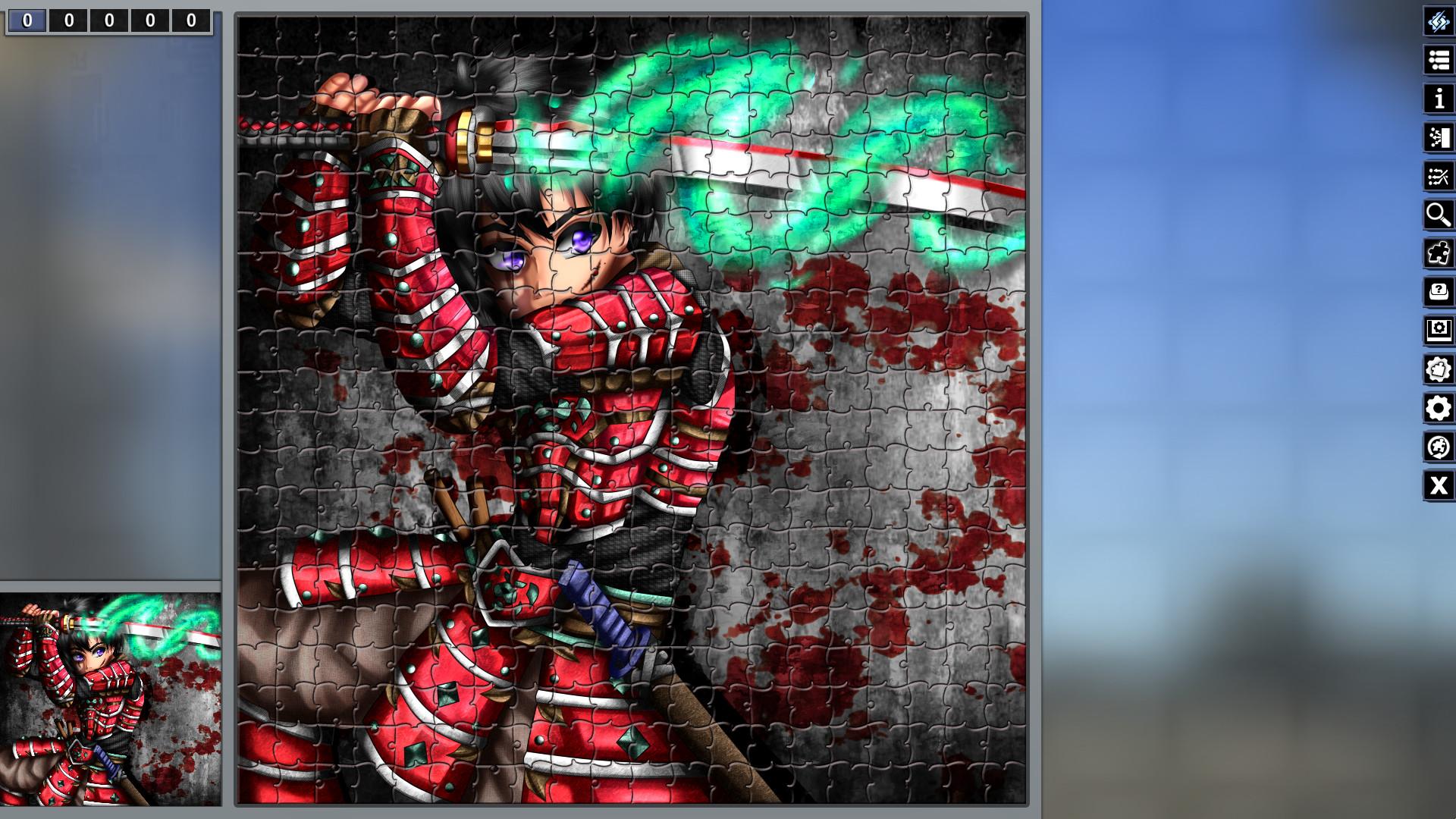 Pixel Puzzles Illustrations & Anime - Jigsaw Pack: Samurai screenshot 3