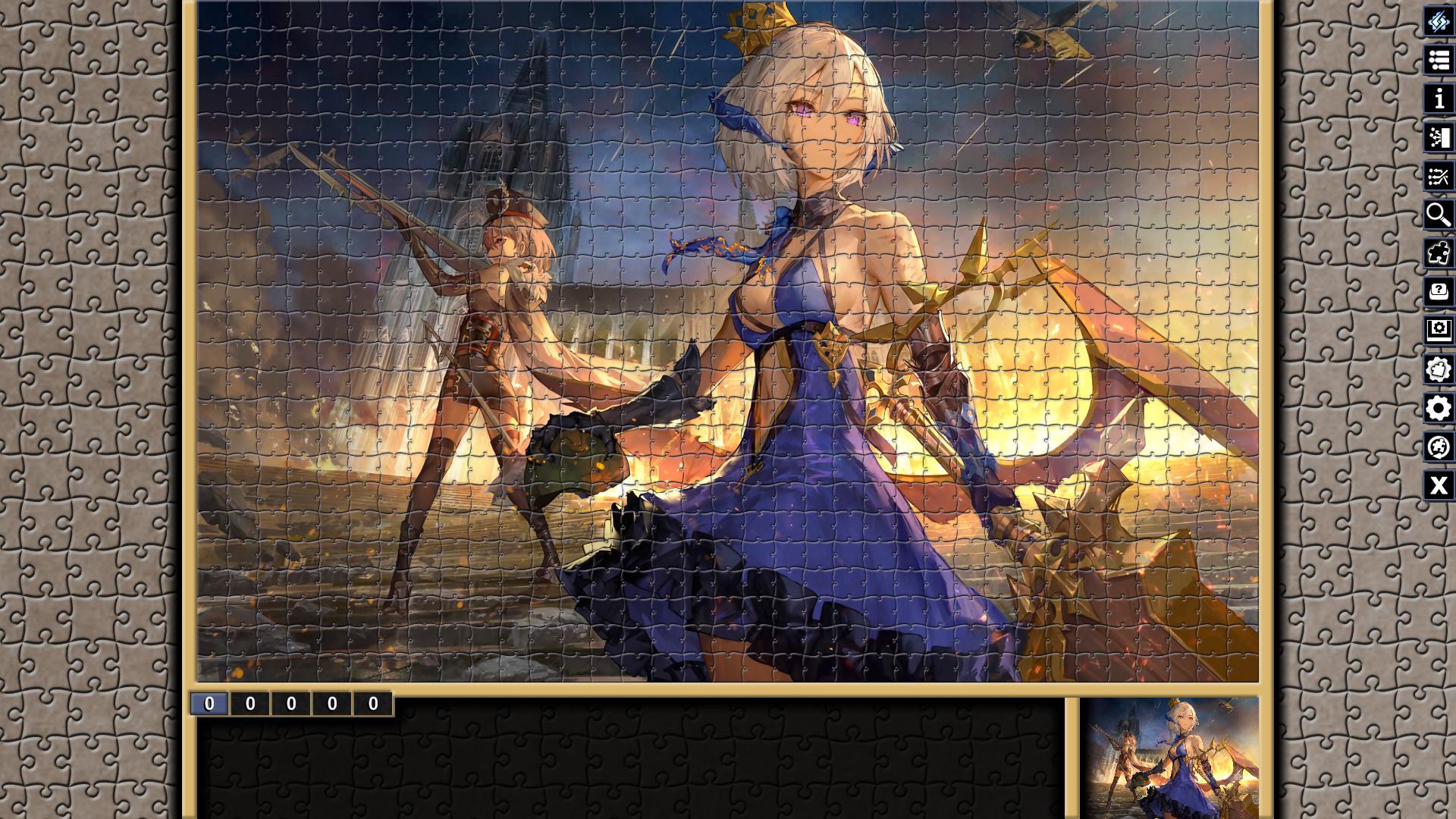 Pixel Puzzles Illustrations & Anime - Jigsaw Pack: Gun Girls screenshot 1