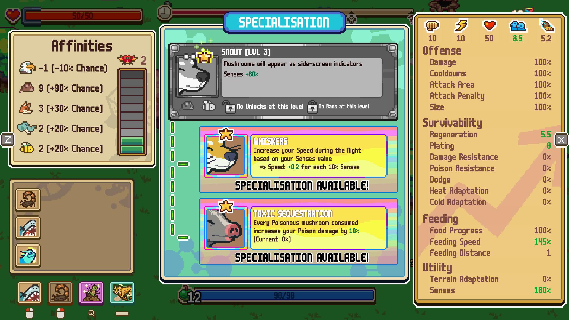 Everything is Crab: The Animal Evolution Roguelite screenshot 9