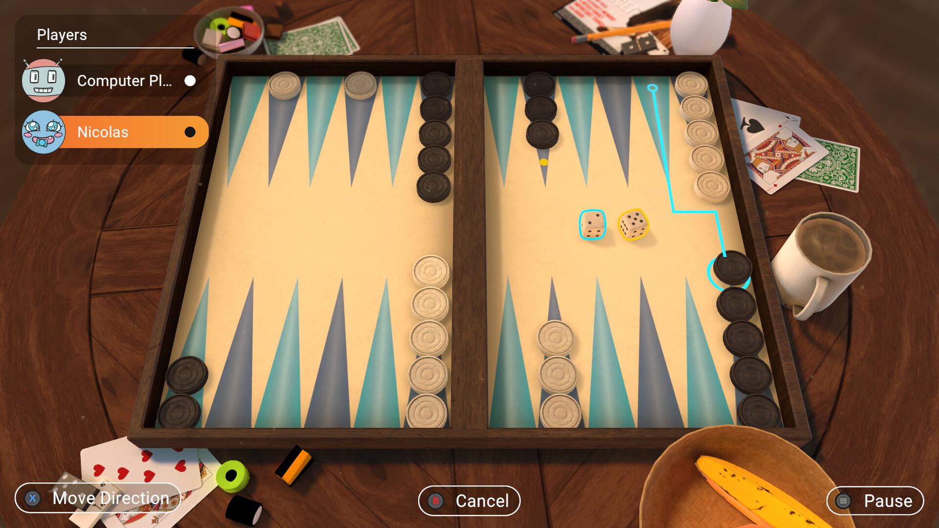 Backgammon + Checkers + Mills image