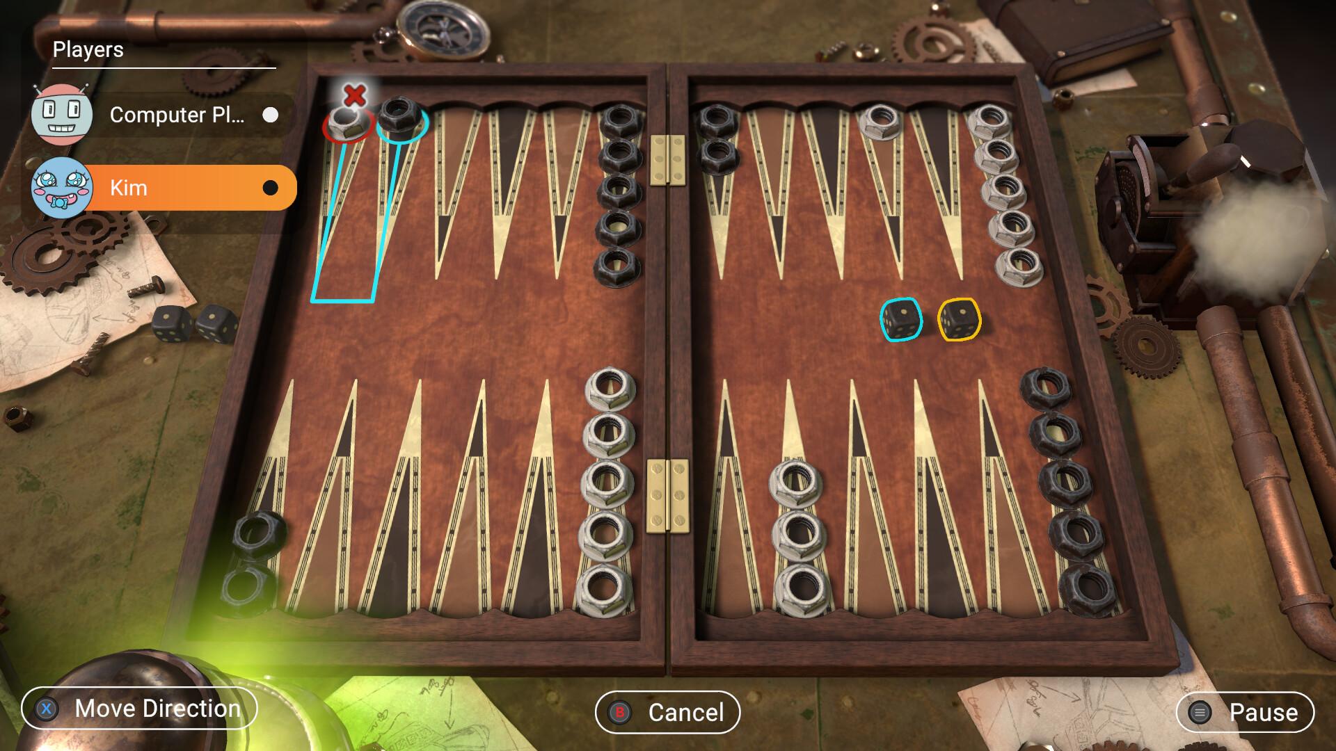 Backgammon + Checkers + Mills screenshot 3
