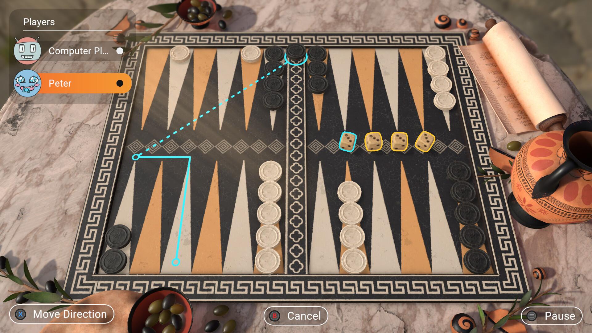 Backgammon + Checkers + Mills screenshot 6
