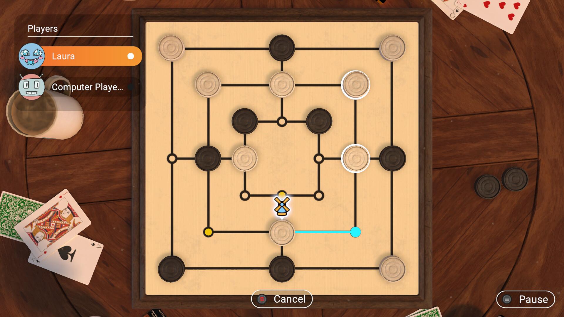 Backgammon + Checkers + Mills screenshot 8