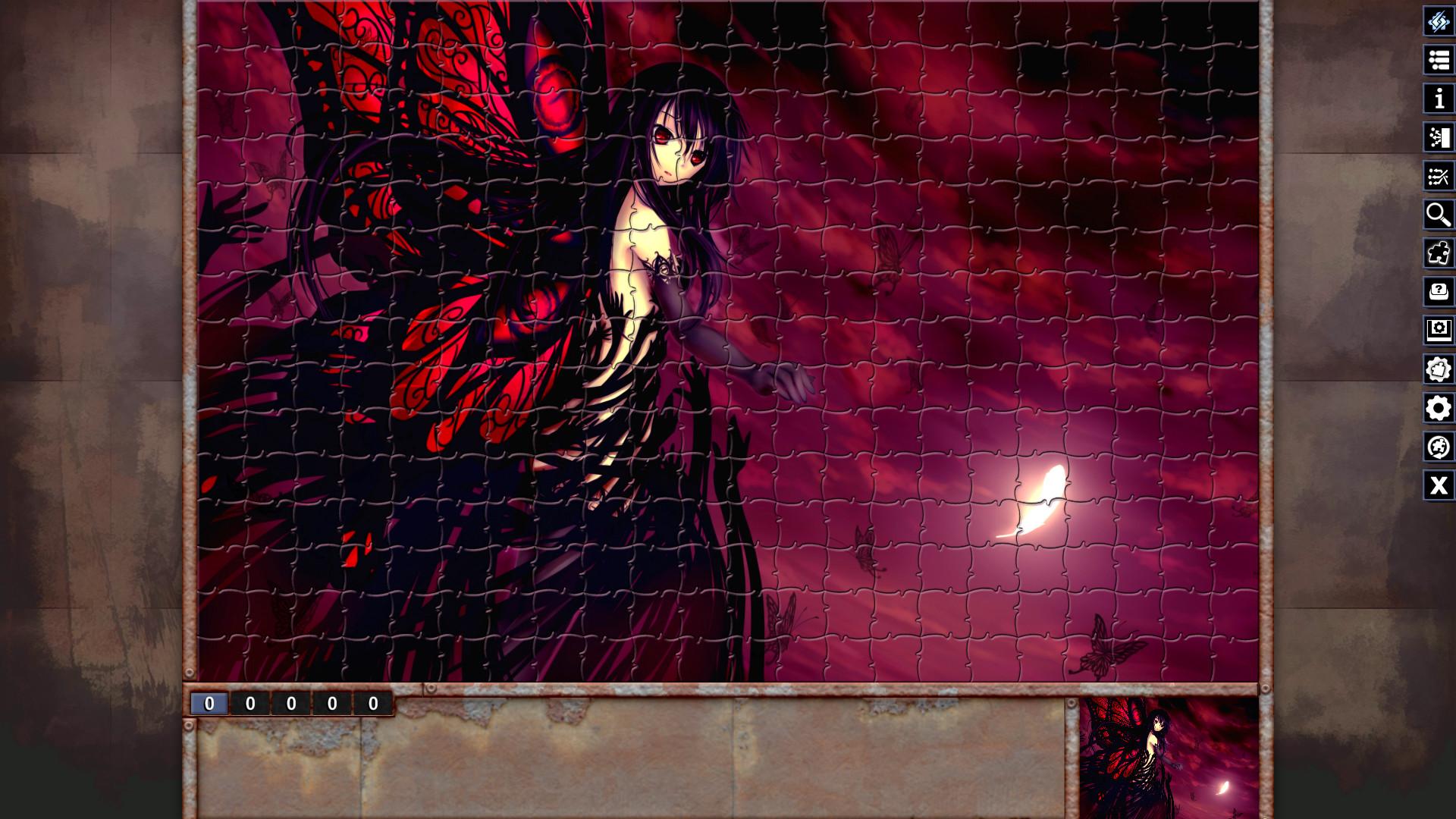 Pixel Puzzles Illustrations & Anime - Jigsaw Pack: Dark Sided screenshot 2