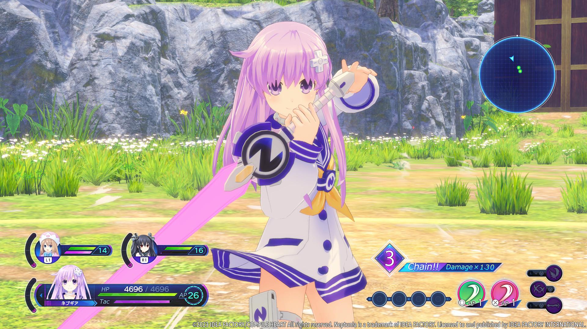 Neptunia: Sisters VS Sisters screenshot 0