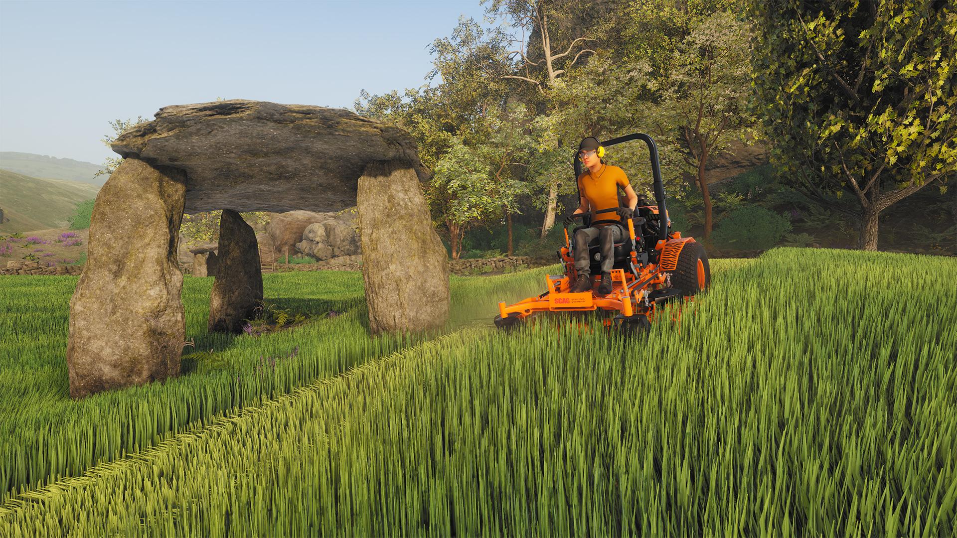 Lawn Mowing Simulator - Ancient Britain screenshot 1