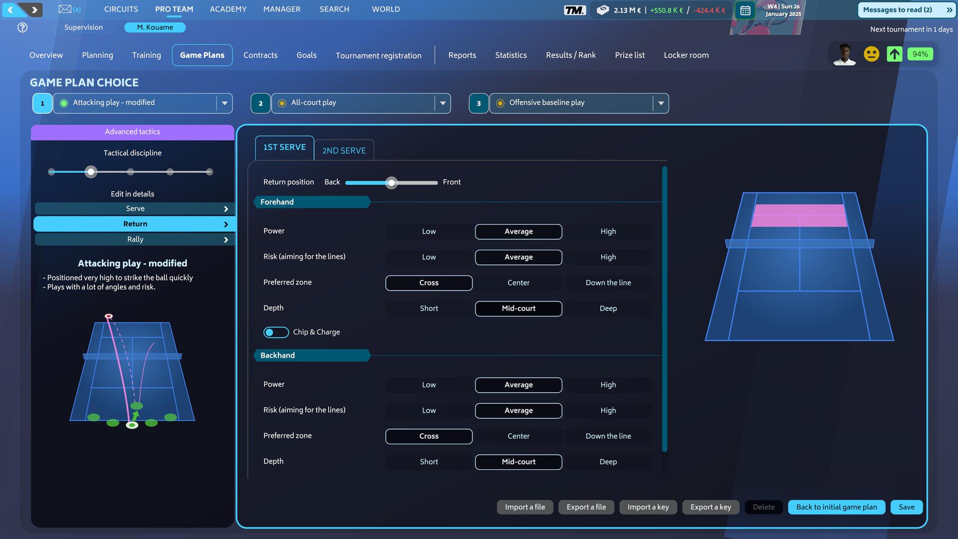 Tennis Manager 25 screenshot 5