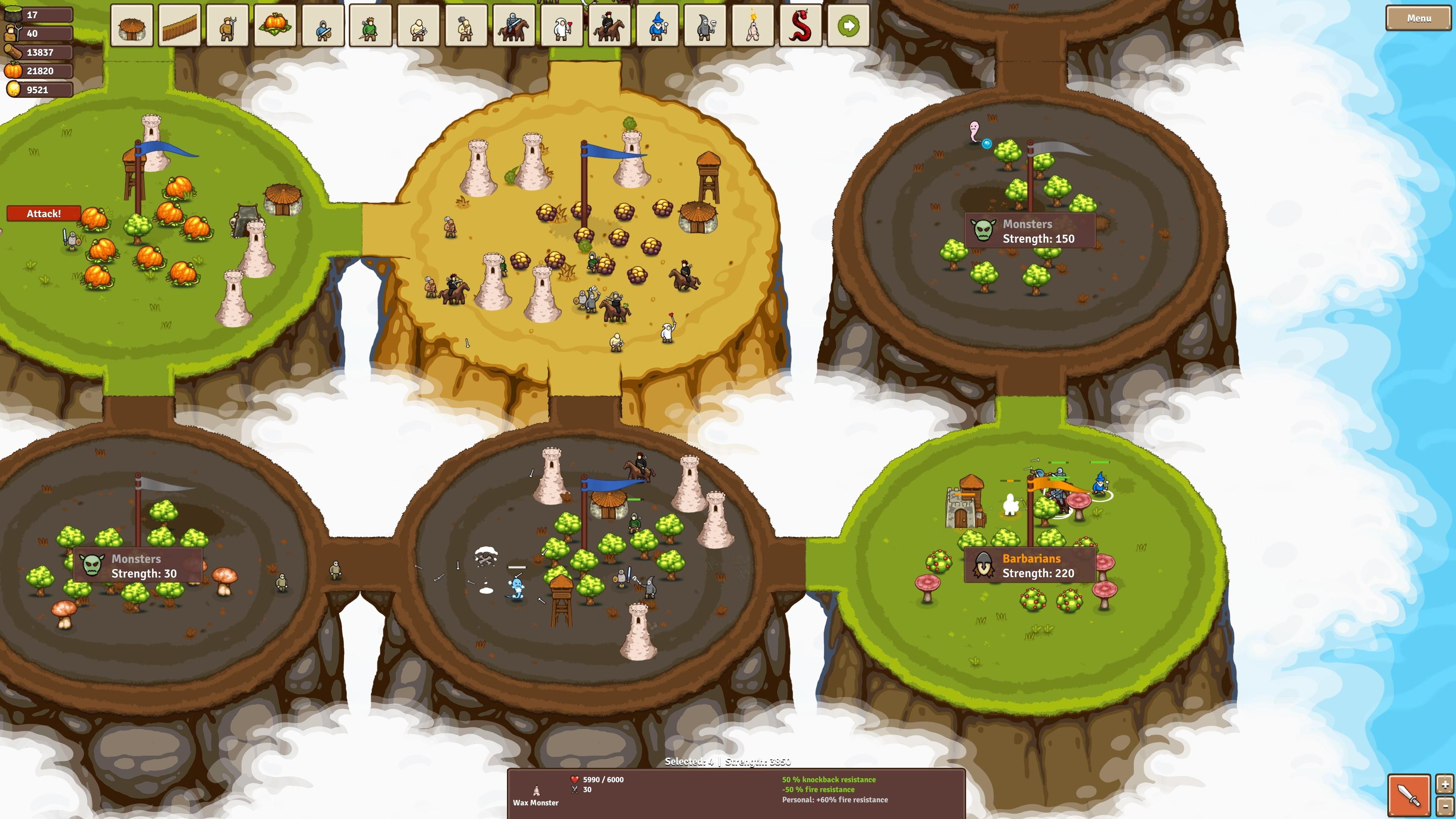 Circle Empires: Apex Monsters! screenshot 2