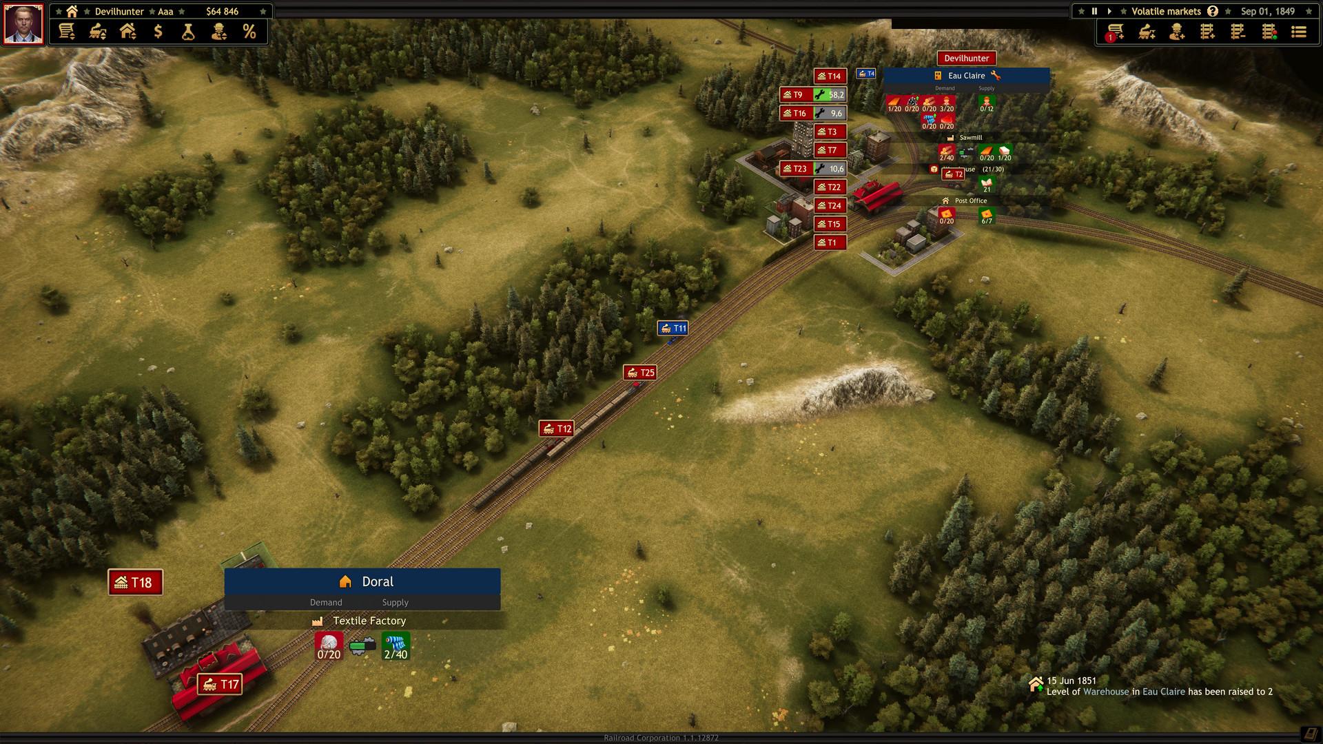 Railroad Corporation - Volatile Markets DLC screenshot 2