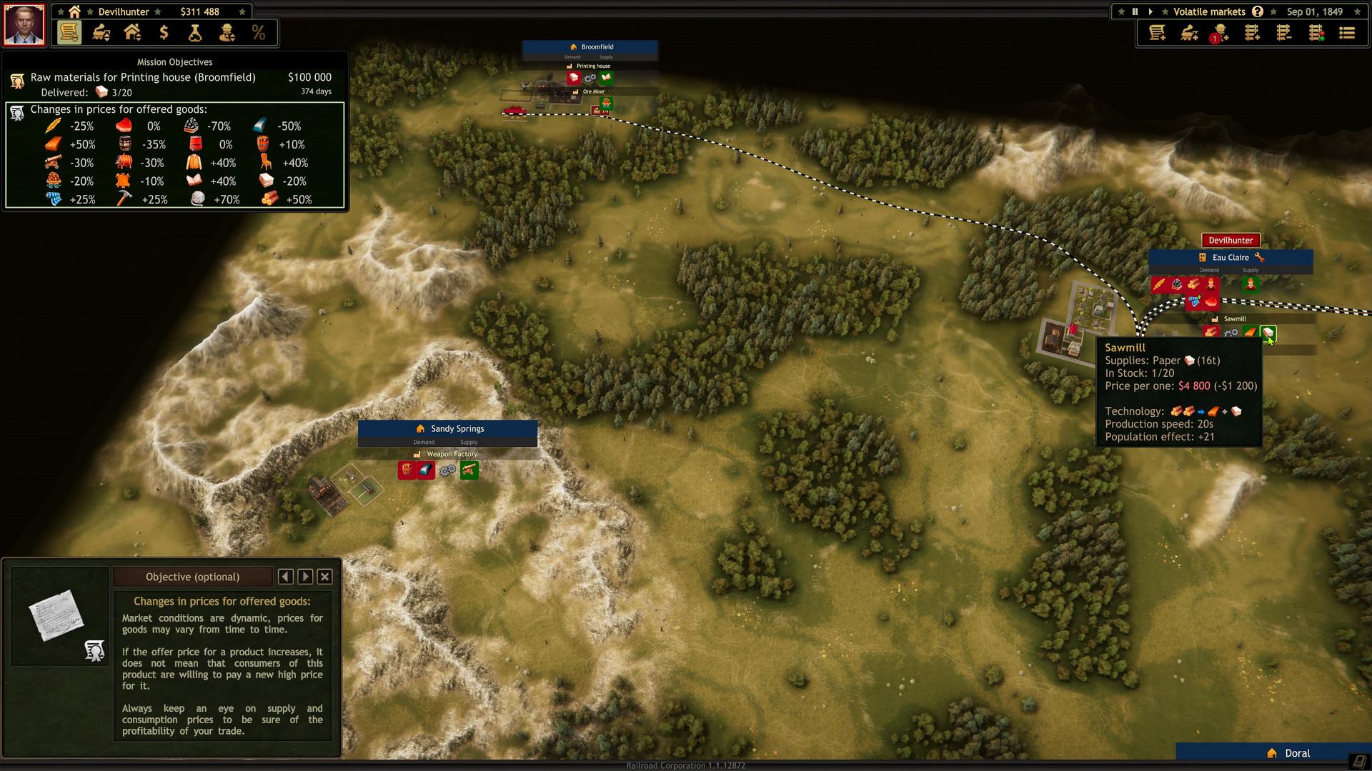 Railroad Corporation - Volatile Markets DLC screenshot 5