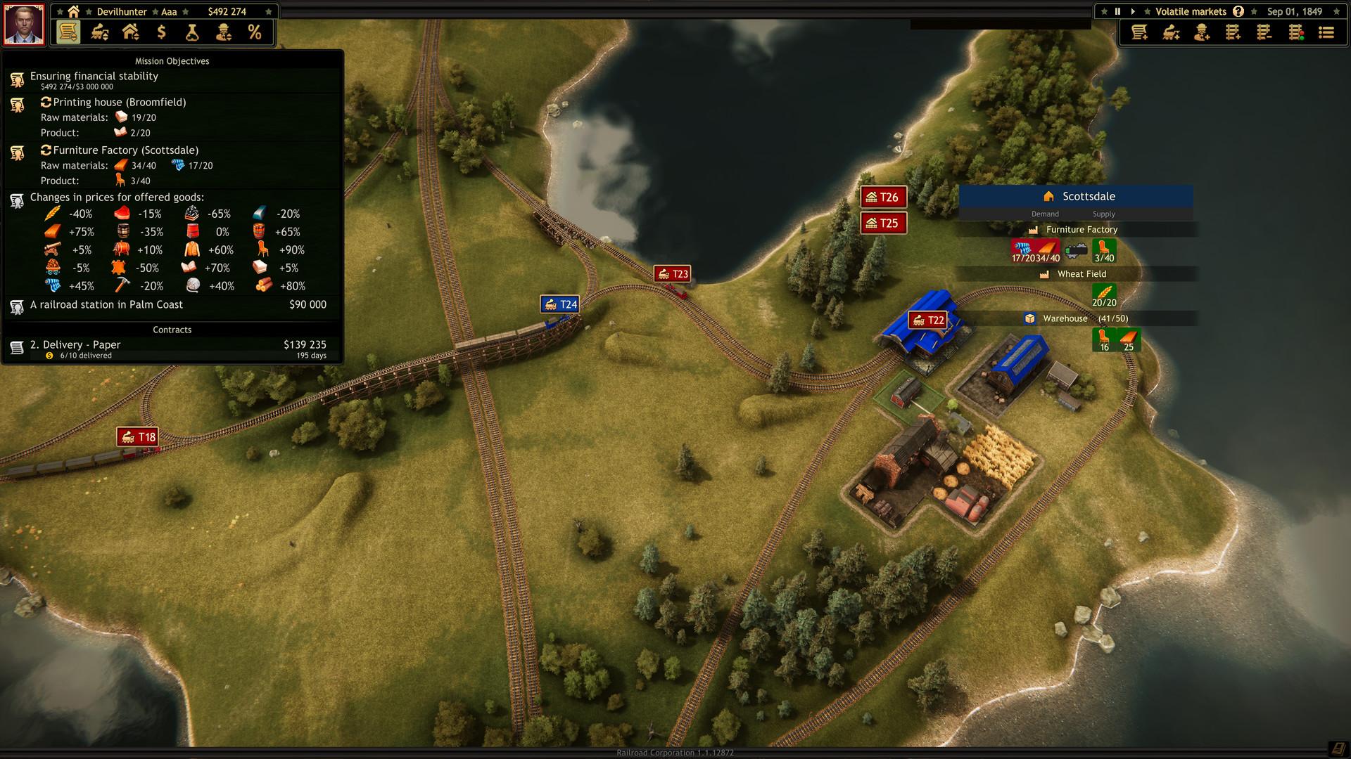 Railroad Corporation - Volatile Markets DLC screenshot 6