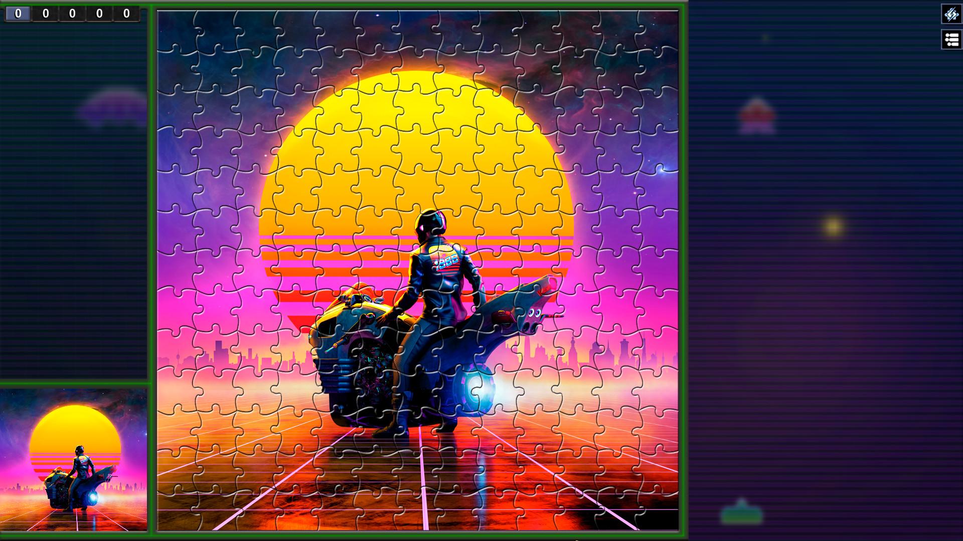 Pixel Puzzles Illustrations & Anime - Jigsaw Pack: Cyberpunk screenshot 1