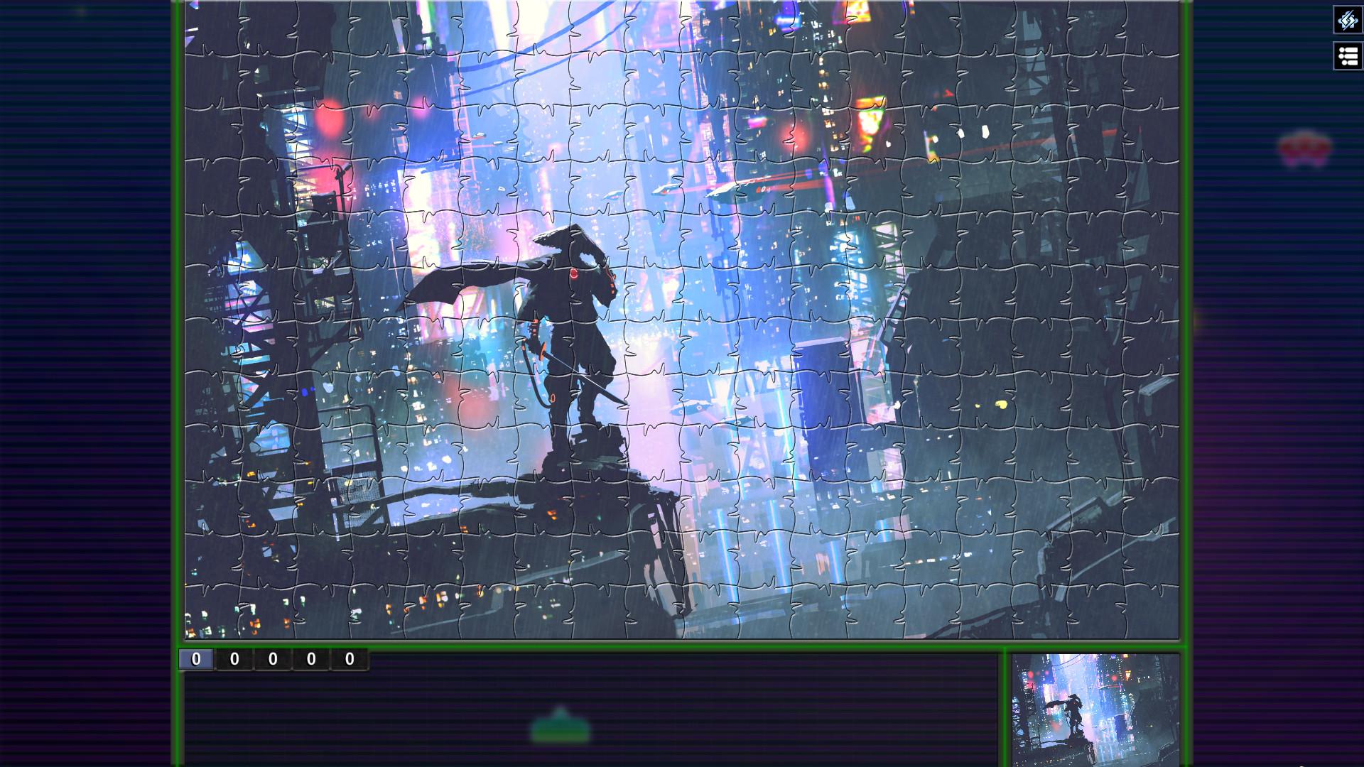 Pixel Puzzles Illustrations & Anime - Jigsaw Pack: Cyberpunk screenshot 13