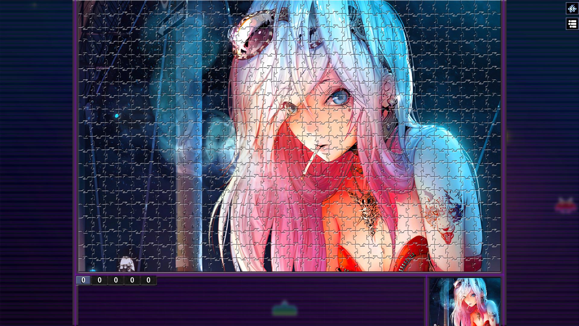 Pixel Puzzles Illustrations & Anime - Jigsaw Pack: Cyberpunk screenshot 2