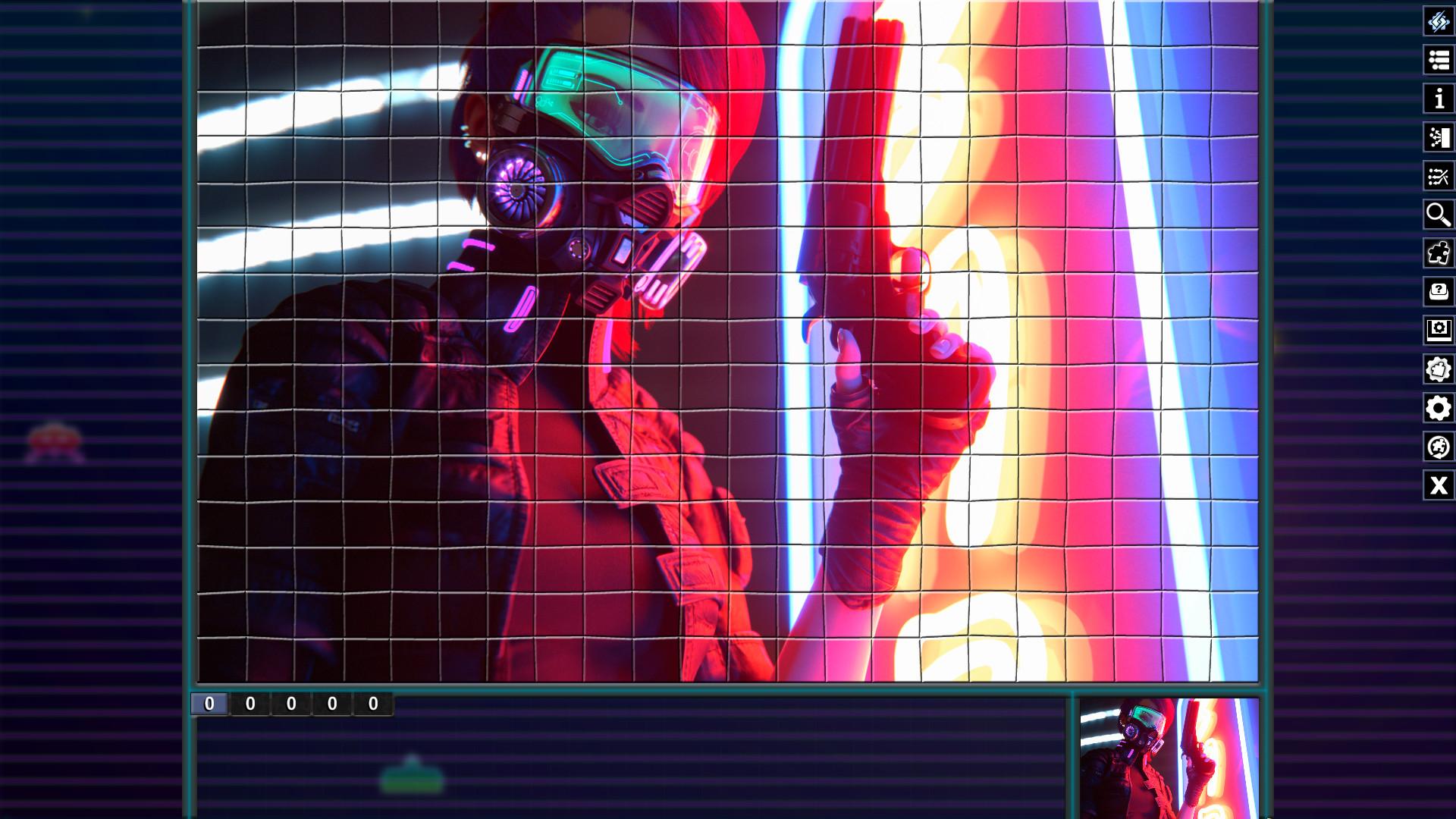 Pixel Puzzles Illustrations & Anime - Jigsaw Pack: Cyberpunk screenshot 5