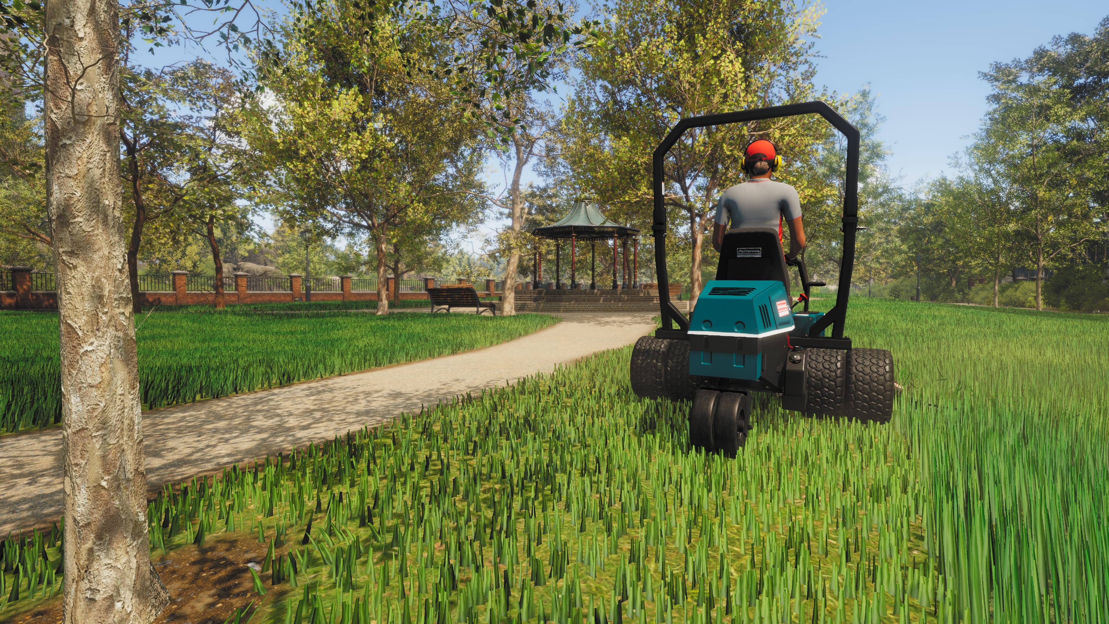 Lawn Mowing Simulator - Heritage Park screenshot 0