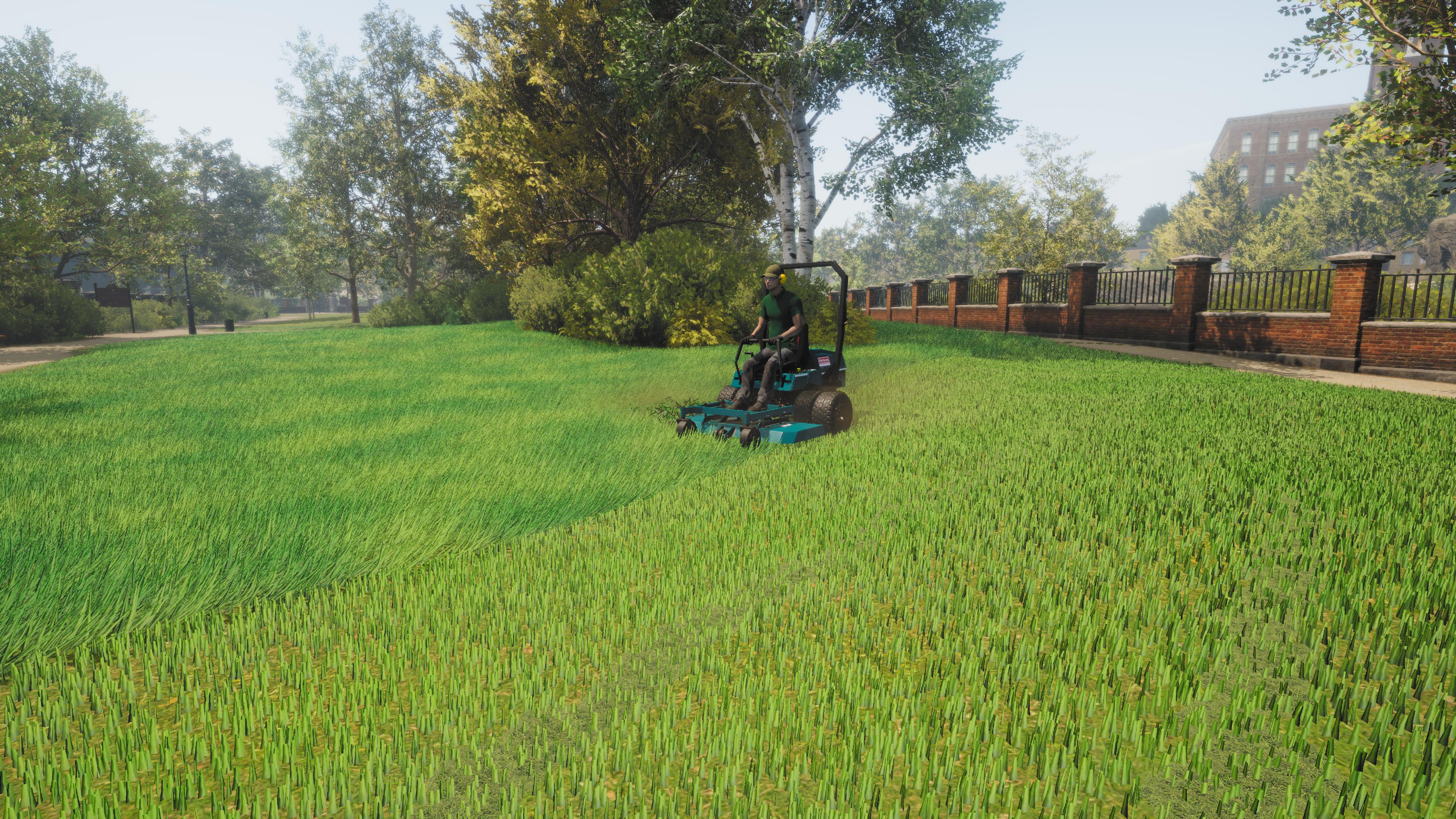 Lawn Mowing Simulator - Heritage Park screenshot 1