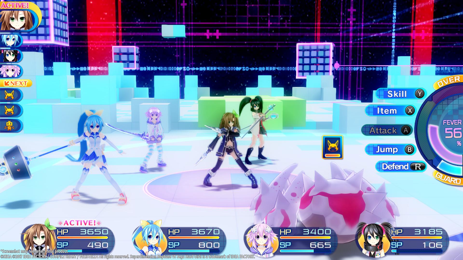 Superdimension Neptune VS Sega Hard Girls screenshot 1