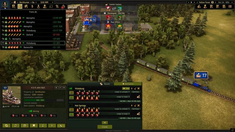 Railroad Corporation - Yellow Fever DLC screenshot 1