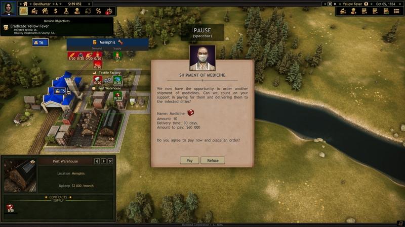 Railroad Corporation - Yellow Fever DLC screenshot 4