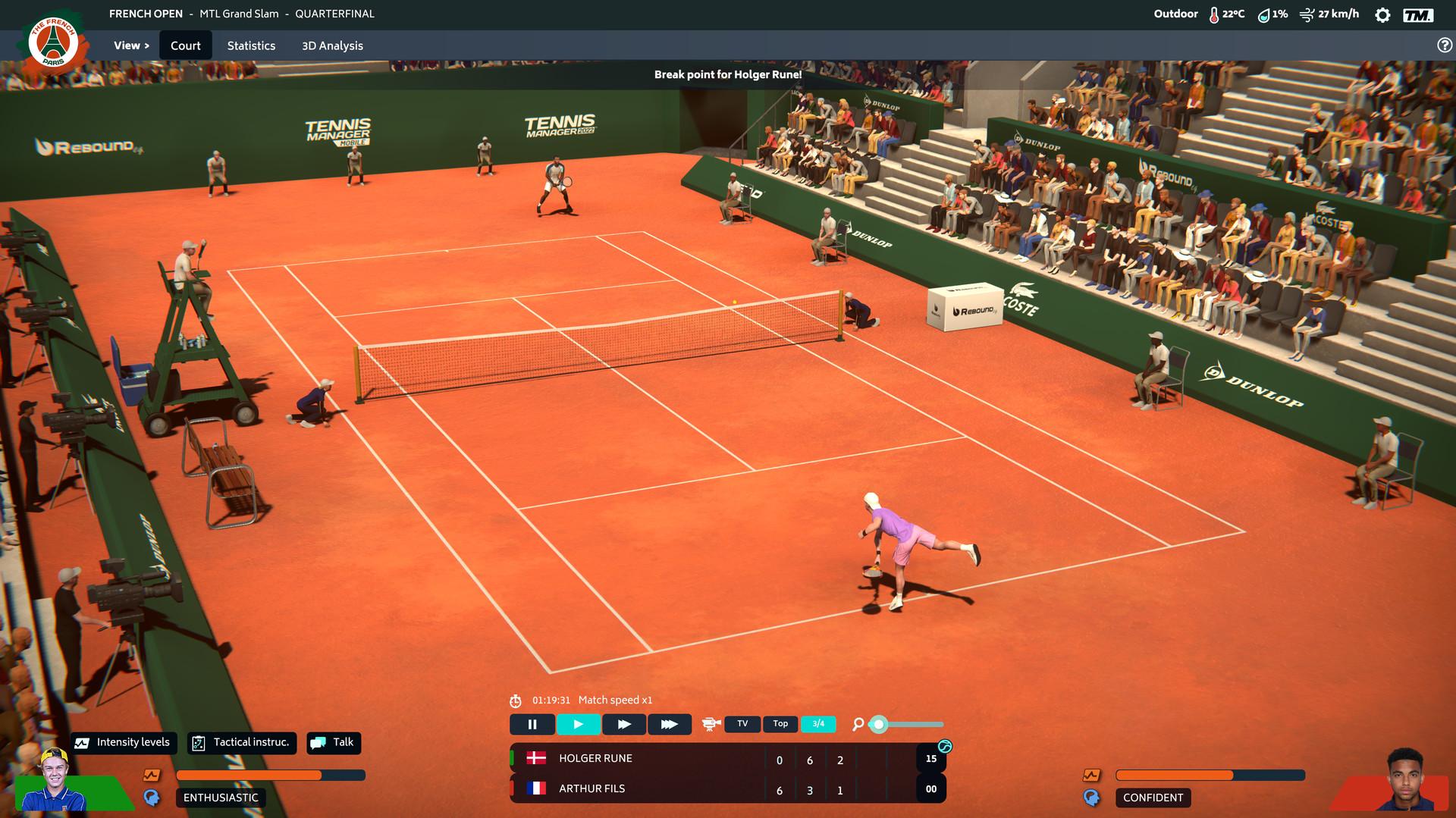 Tennis Manager 2022 screenshot 1