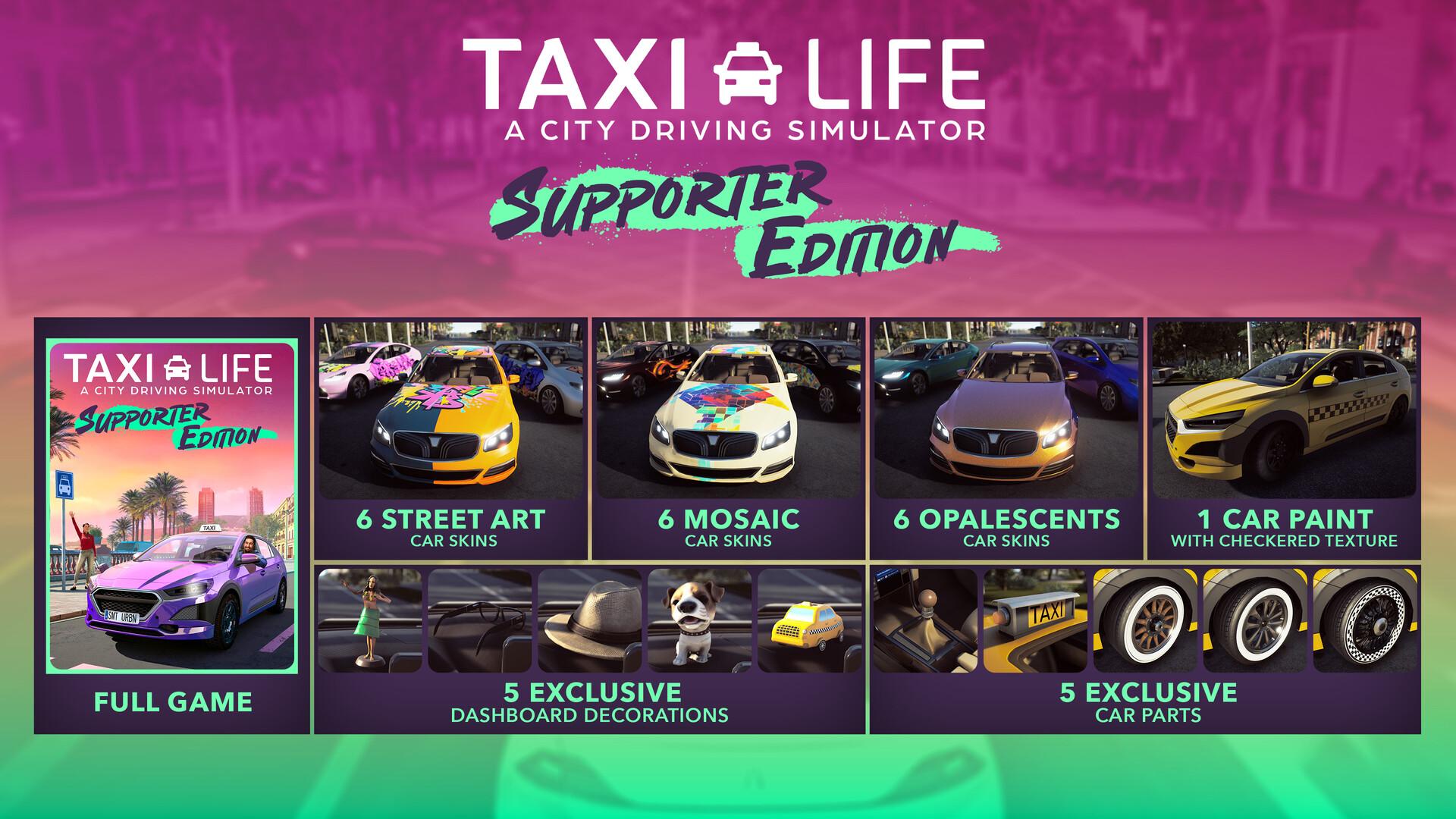 Taxi Life: A City Driving Simulator - Supporter Pack image