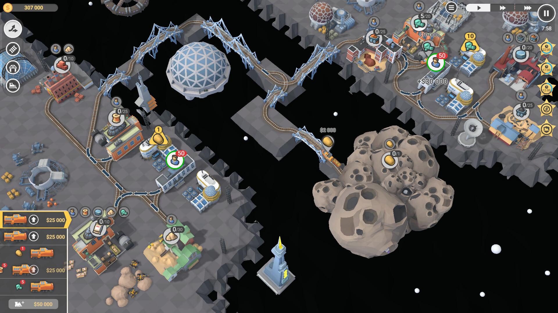 Train Valley 2: Workshop Gems - Amethyst screenshot 1