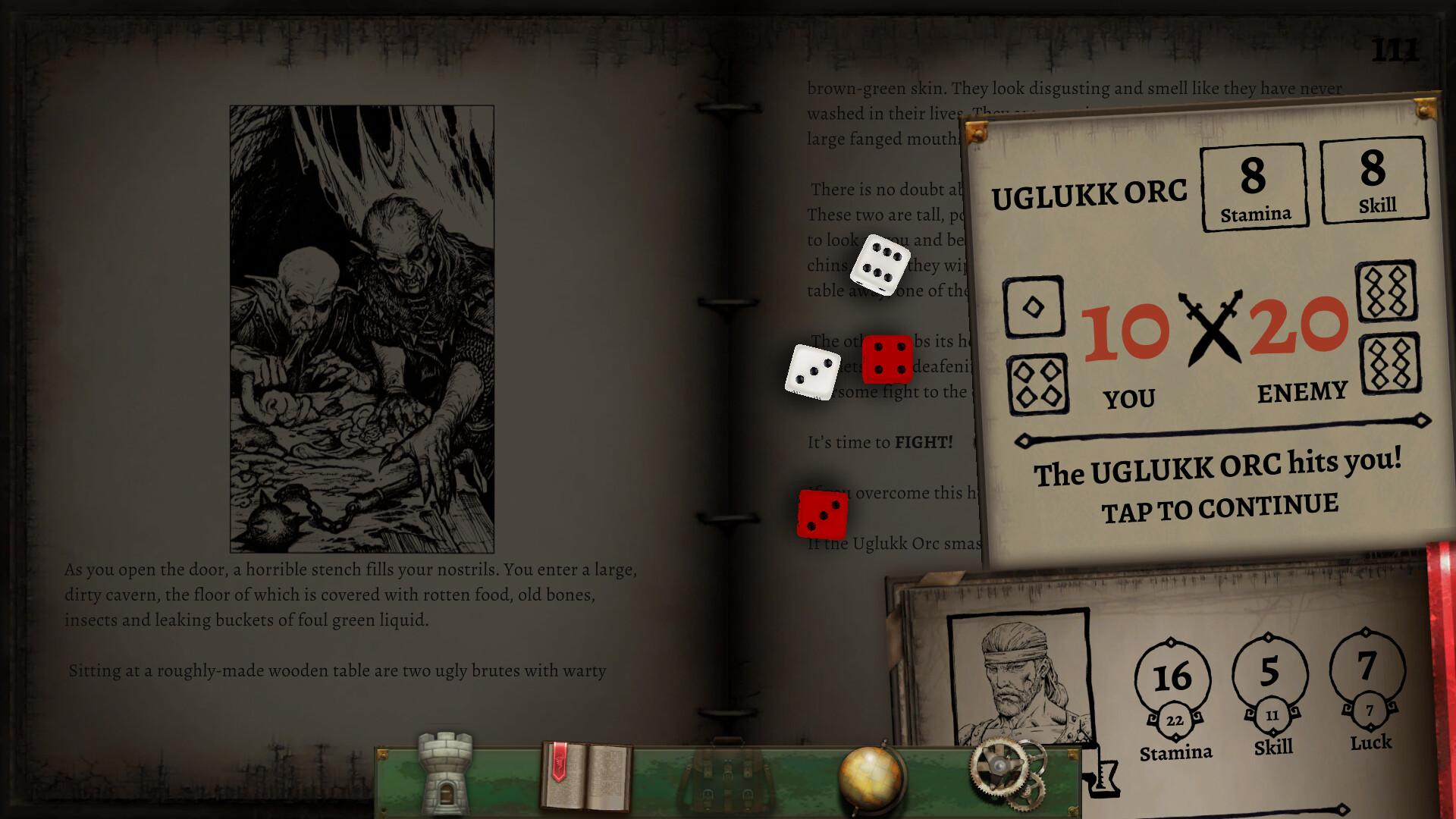 Eye of the Dragon (Fighting Fantasy Classics) screenshot 1