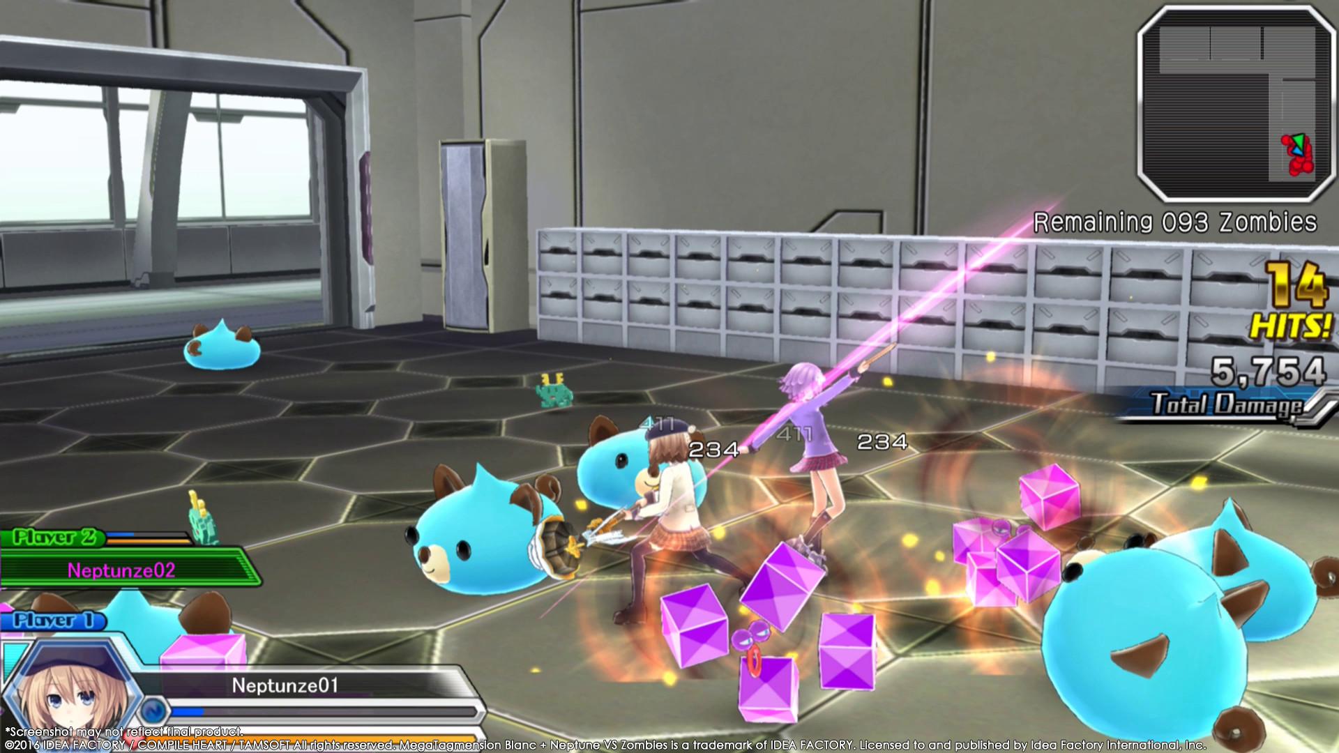 MegaTagmension Blanc + Neptune VS Zombies (Neptunia) screenshot 0