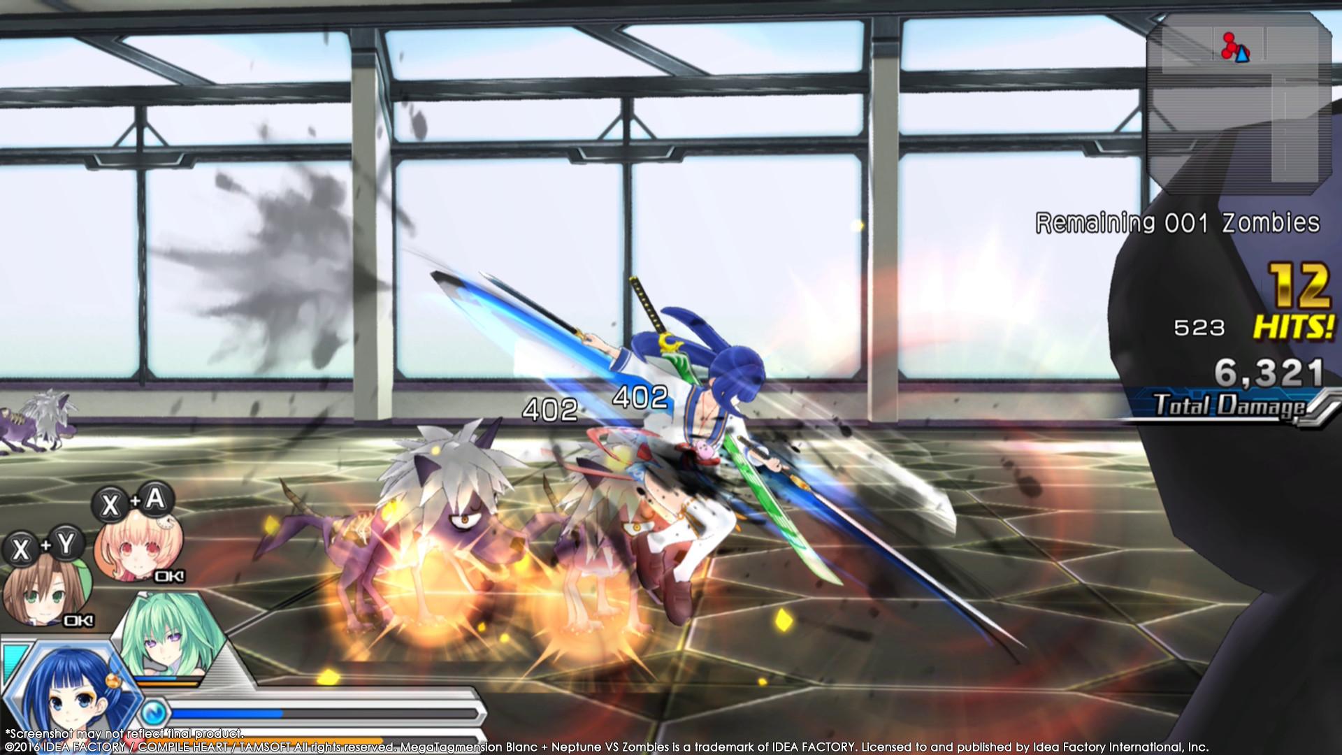 MegaTagmension Blanc + Neptune VS Zombies (Neptunia) screenshot 14