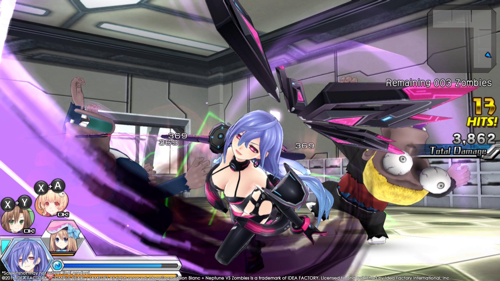MegaTagmension Blanc + Neptune VS Zombies (Neptunia) screenshot 17