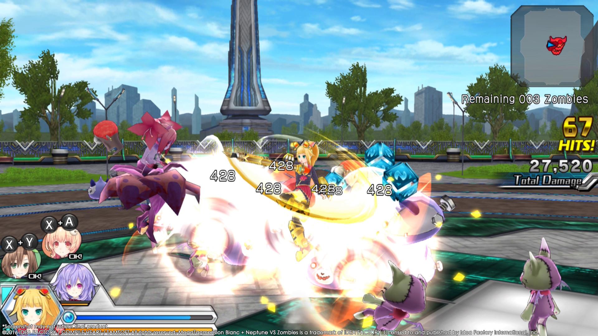 MegaTagmension Blanc + Neptune VS Zombies (Neptunia) screenshot 19