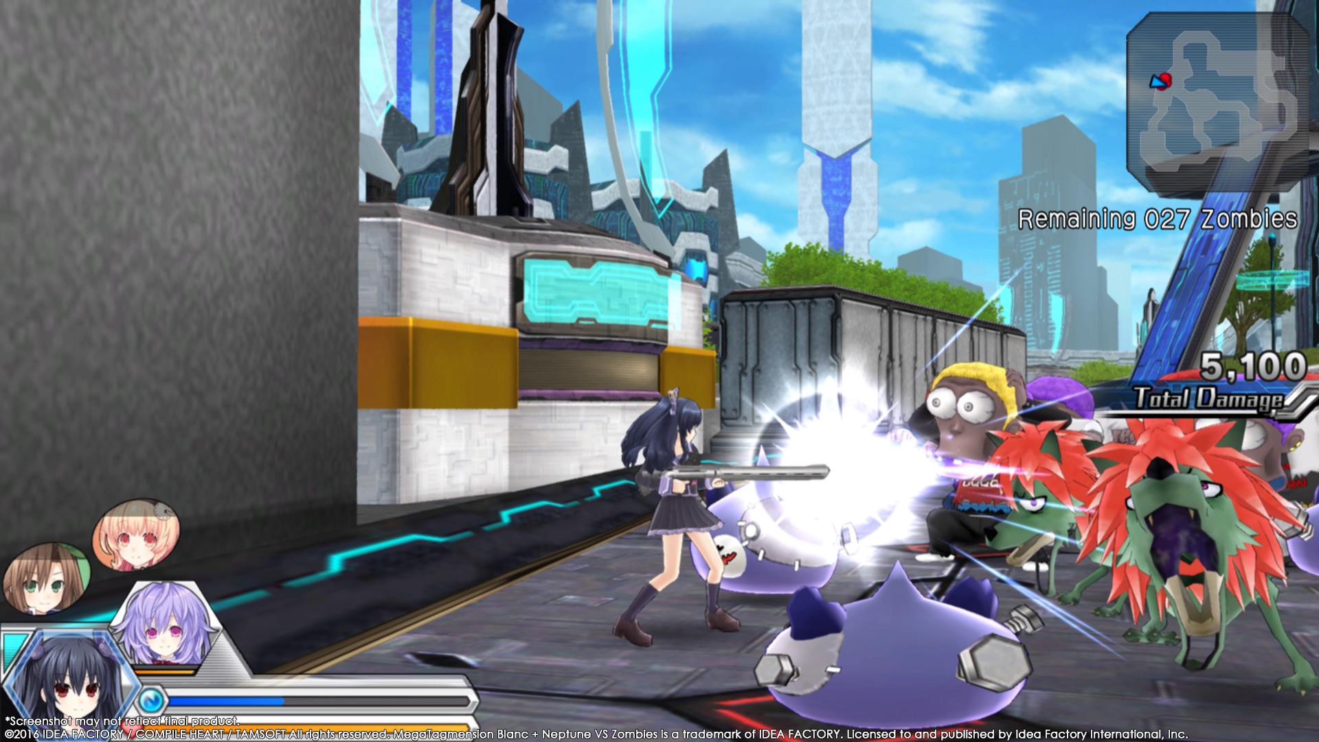 MegaTagmension Blanc + Neptune VS Zombies (Neptunia) screenshot 3