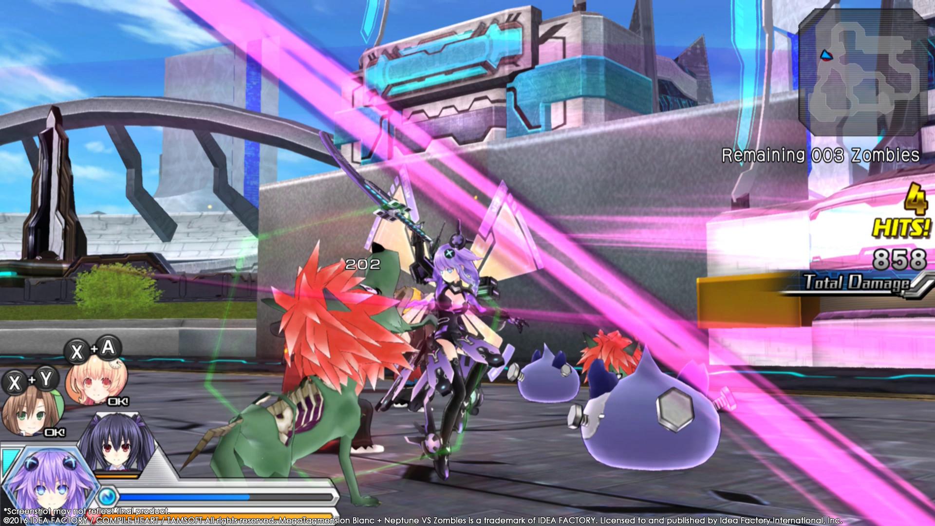 MegaTagmension Blanc + Neptune VS Zombies (Neptunia) screenshot 4