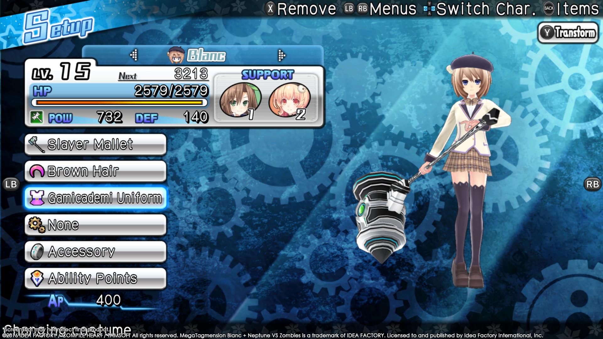 MegaTagmension Blanc + Neptune VS Zombies (Neptunia) screenshot 5