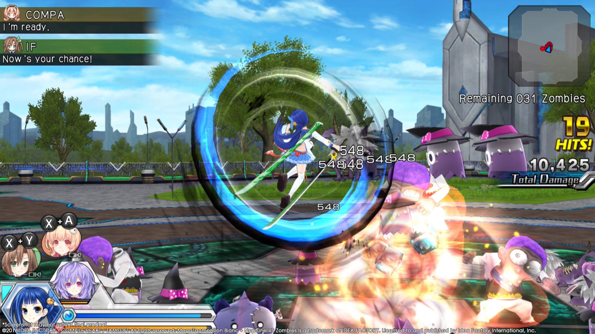 MegaTagmension Blanc + Neptune VS Zombies (Neptunia) screenshot 7