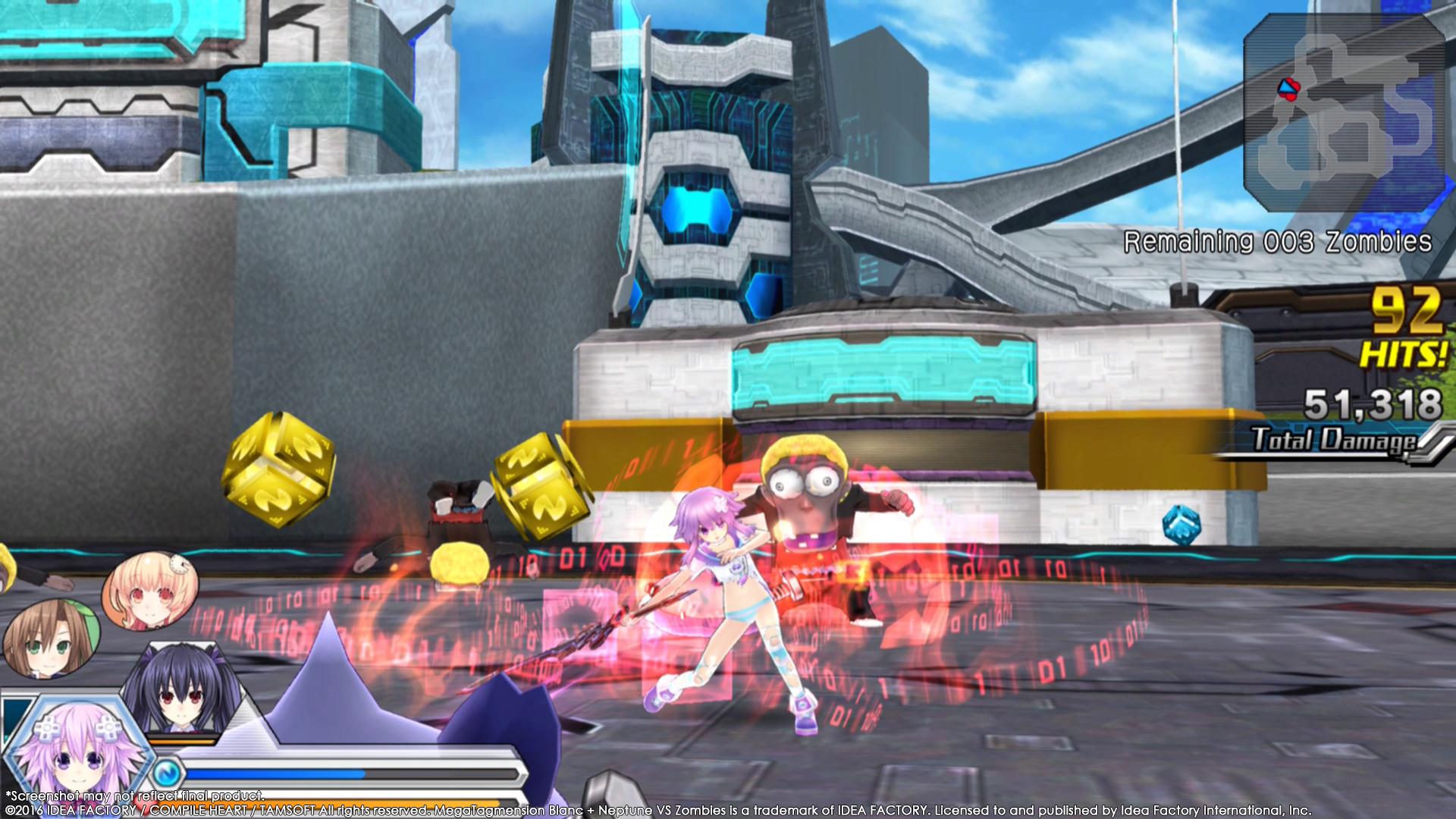 MegaTagmension Blanc + Neptune VS Zombies (Neptunia) screenshot 9