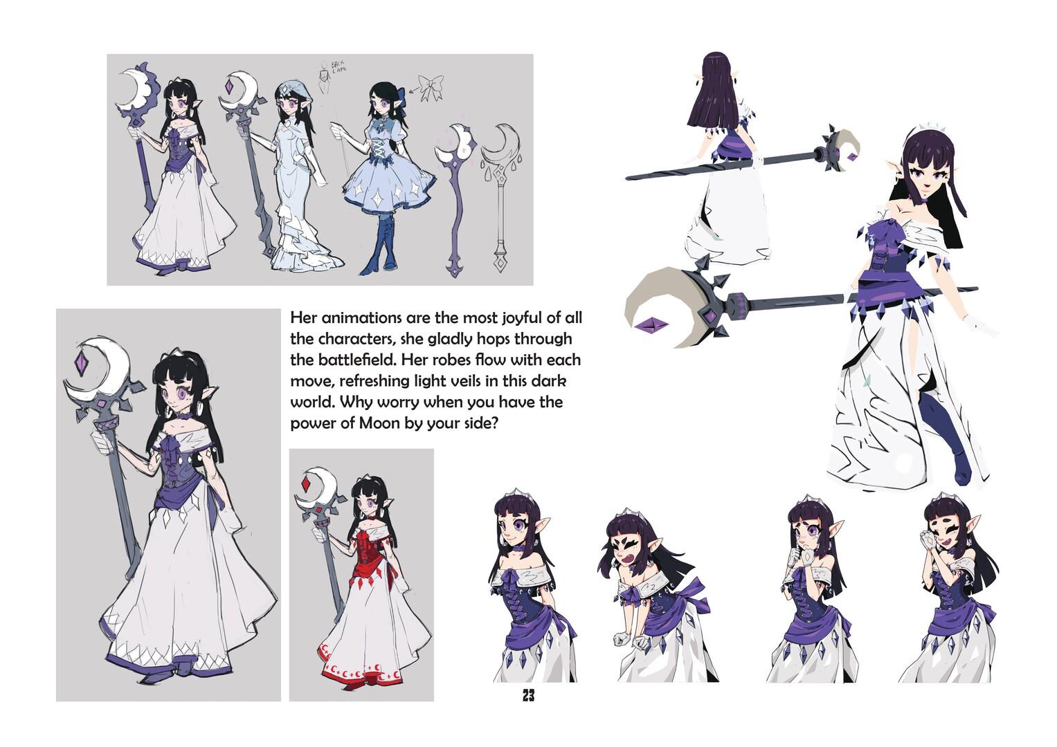 Blade Prince Academy - Digital Artbook screenshot 2
